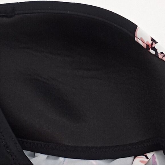 Bar III Tropical Escape Floral Print Bandeau Neck Tankini Top Multicolor… - Picture 4 of 15